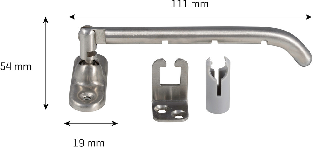 jasafe Sikringsbeslag universal - rustfri
