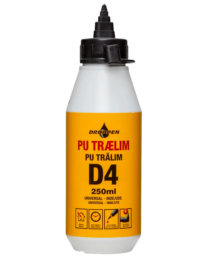 Droppen trälim PU ljus 250 ml