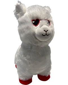 Bamse lama 25 cm - assorterede farver