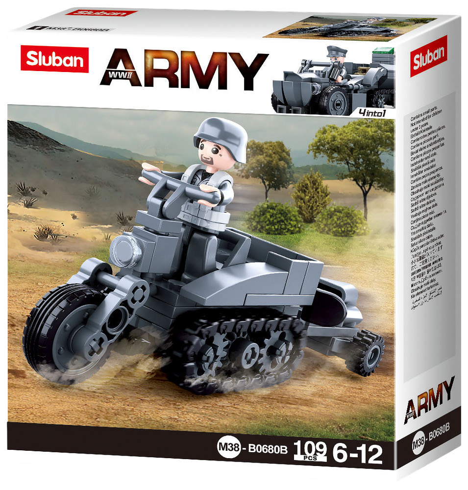 Sluban Army M38-B0680 - assorterede køretøjer