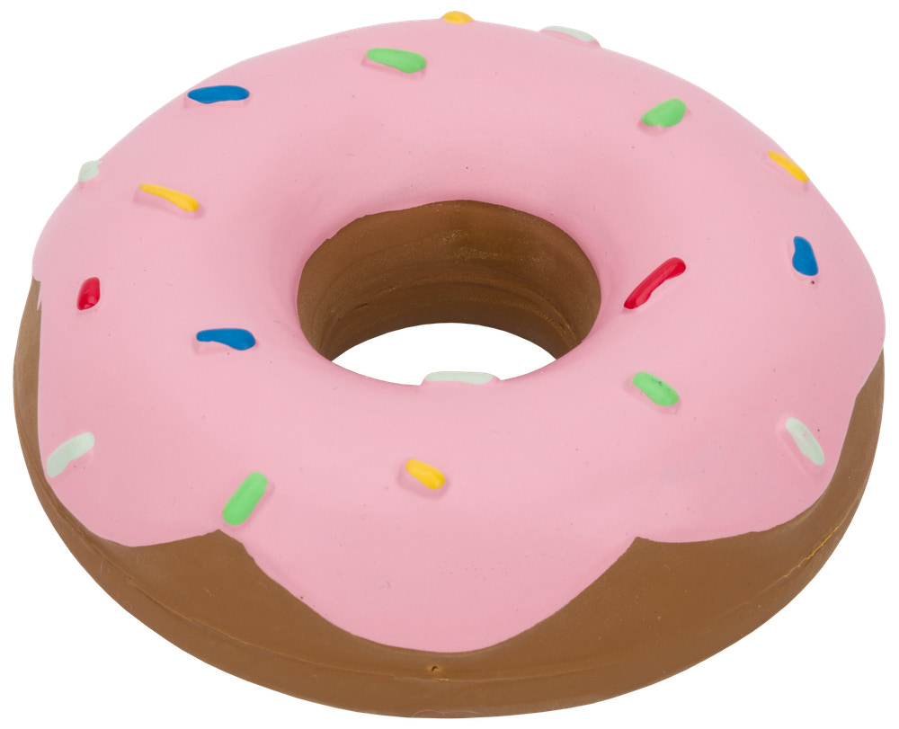 DanPet Hundelegetøj donut latex Ø9 cm