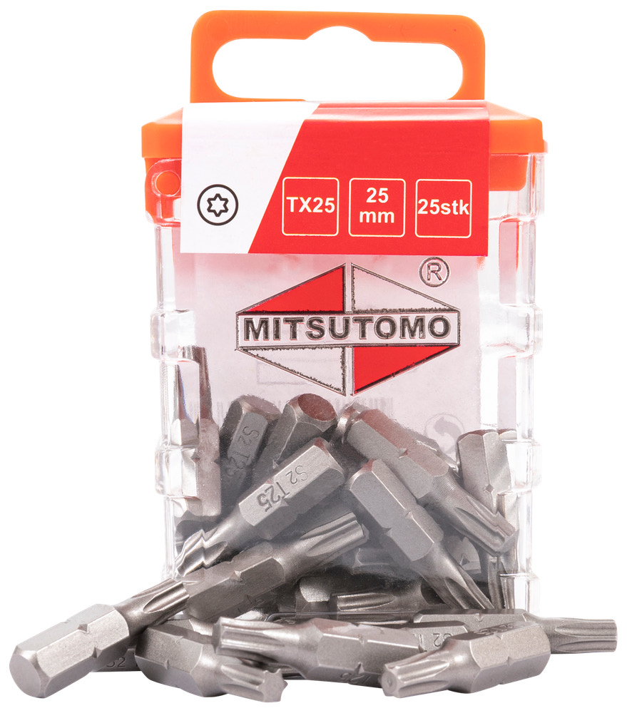 Mitsutomo Bits TX25 25 mm 25-pak