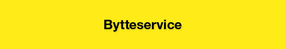 Bytteservice