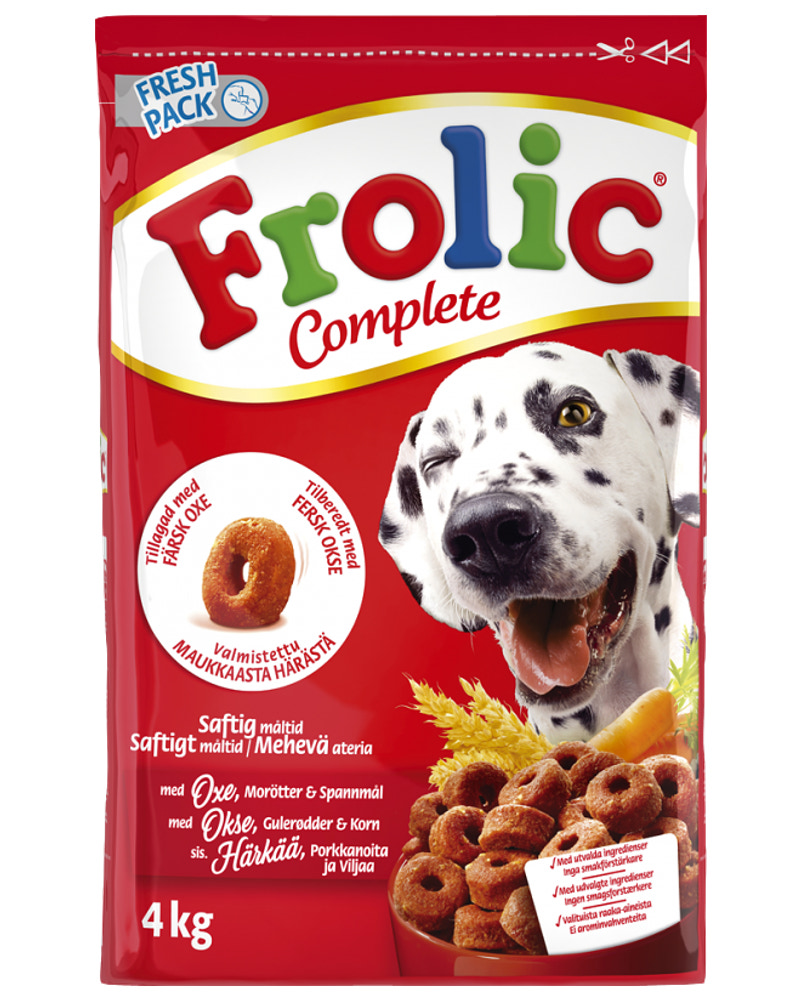 Frolic Tørfoder oksekød 4 kg