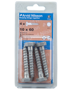 Arvid Nilsson Fransk skrue 10 x 60 mm 4-pak