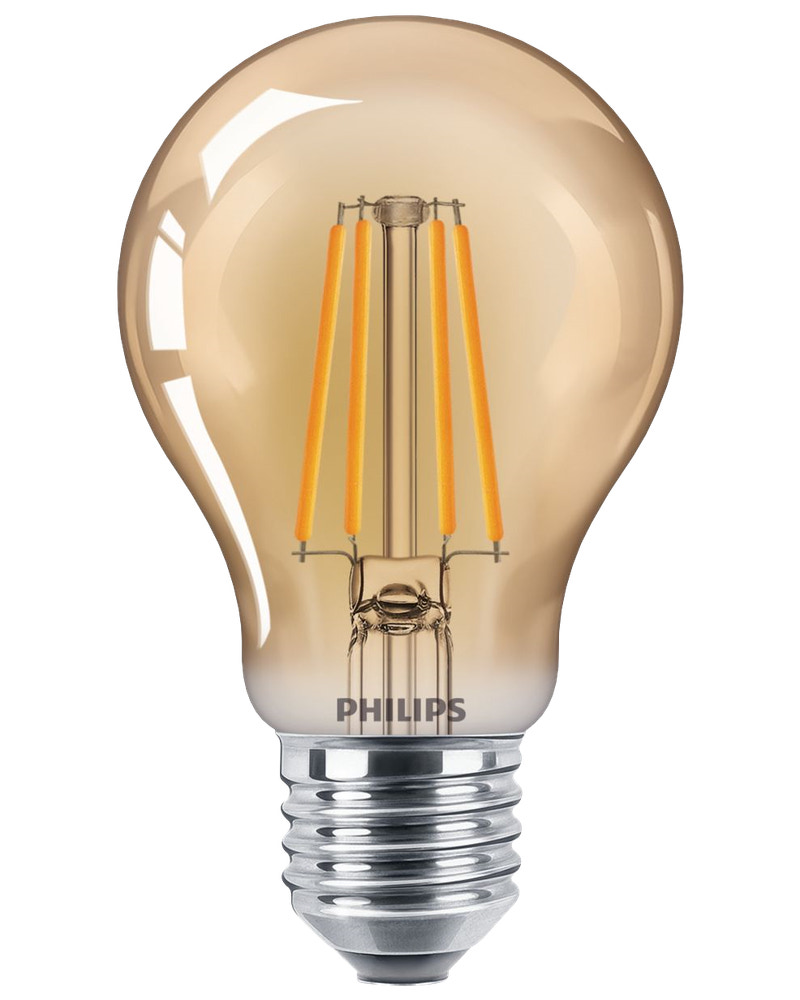 PHILIPS LED normallampa 4W E27 - guld