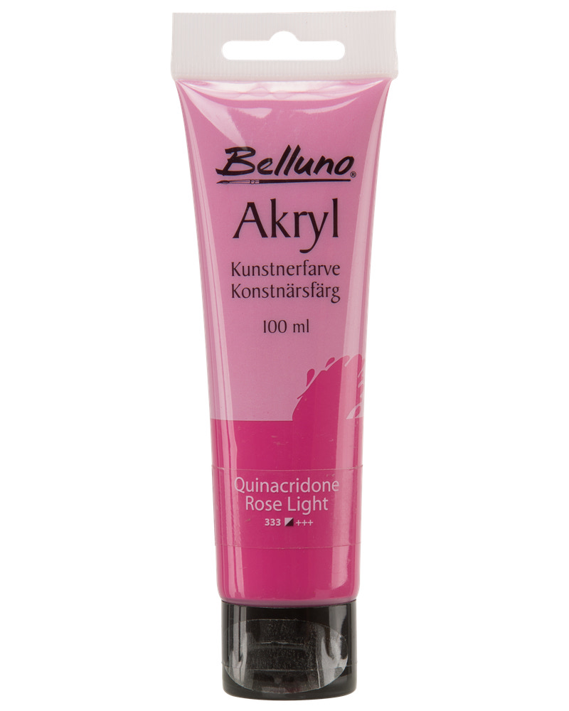 Akrylfärg Quinacridone rose light 100 ml