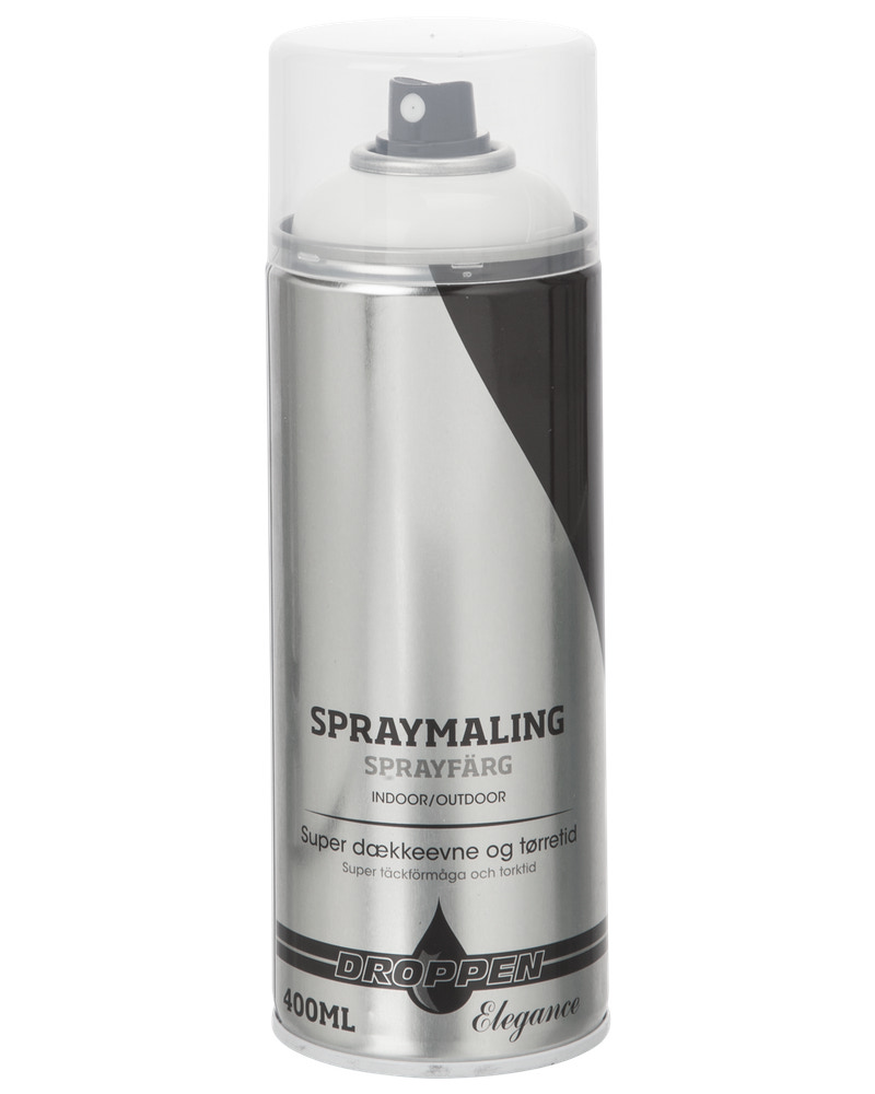 Droppen Elegance Spray - hvid blank