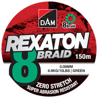 DAM Fletline 8 Braid 150 m 0,08 mm - grøn