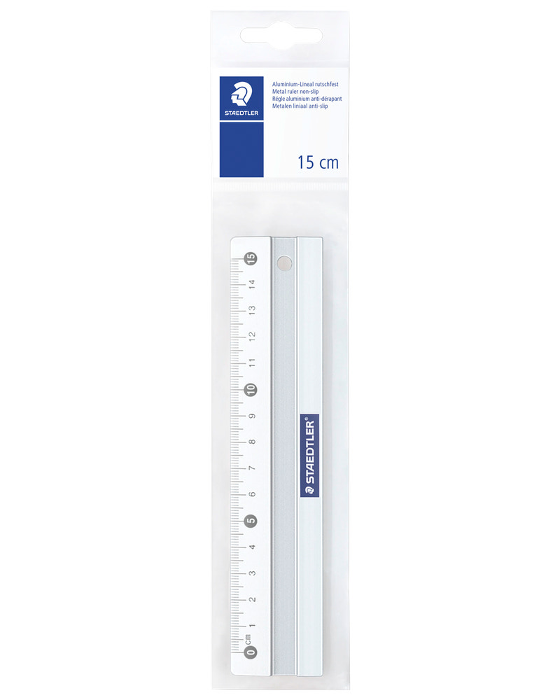 STAEDTLER LINJAL ALUMINIUM 15