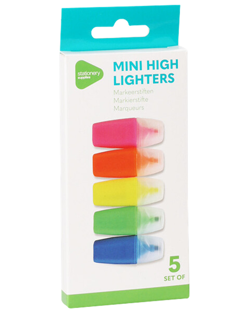 Highlighter Mini - 5 stk