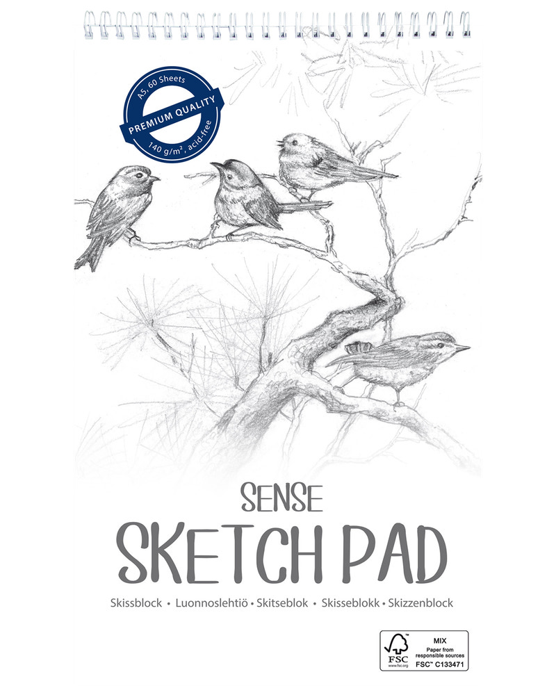 SENSE SKETCHBLOCK A4 140 G