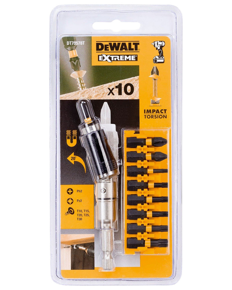 Dewalt bitsset 10 delar