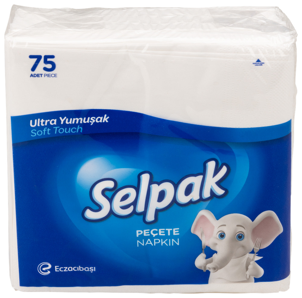 Selpack servett vit 75-pack