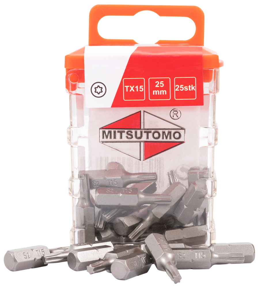 Mitsutomo Bits TX15 25 mm 25-pak