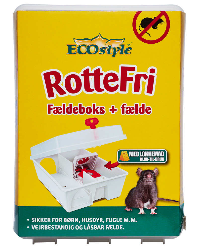 ECOstyle RotteFri Fældeboks med fælde