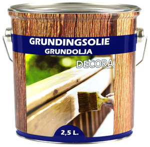 Decora Grundningsolie 2,5 L