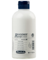 Schmincke Akrylfarve 500 ml Titanium white