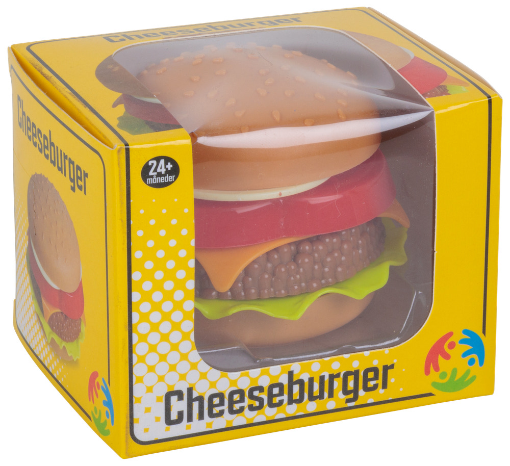 Legetøjs cheeseburger