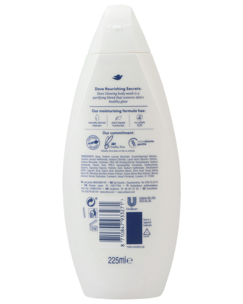 Dove Shower Gel 225 ml - glowing