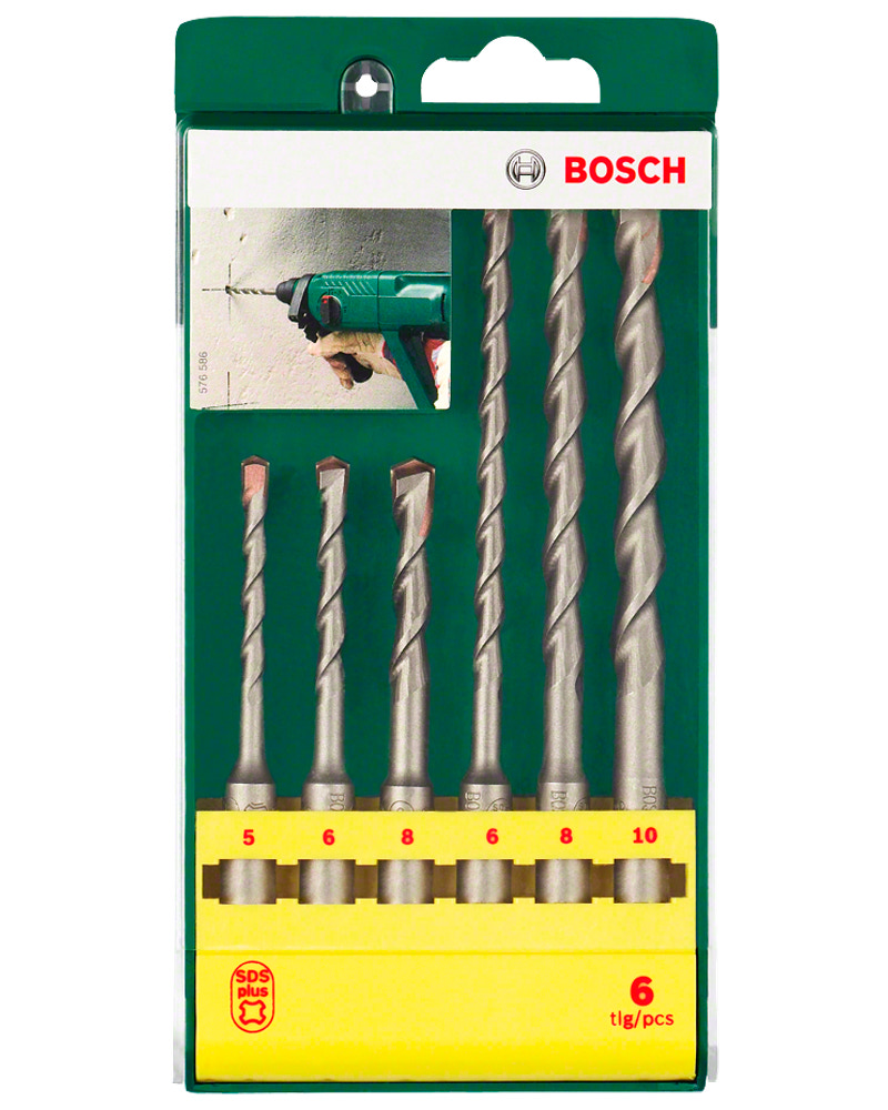 Bosch Borsæt 5-10 mm 6 dele 