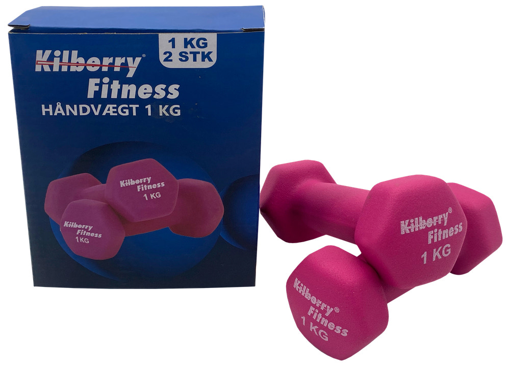 Kilberry hantlar 1 kg 2-pack