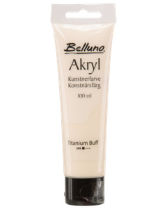 Belluno Akrylfarve 100 ml Titanium Buff