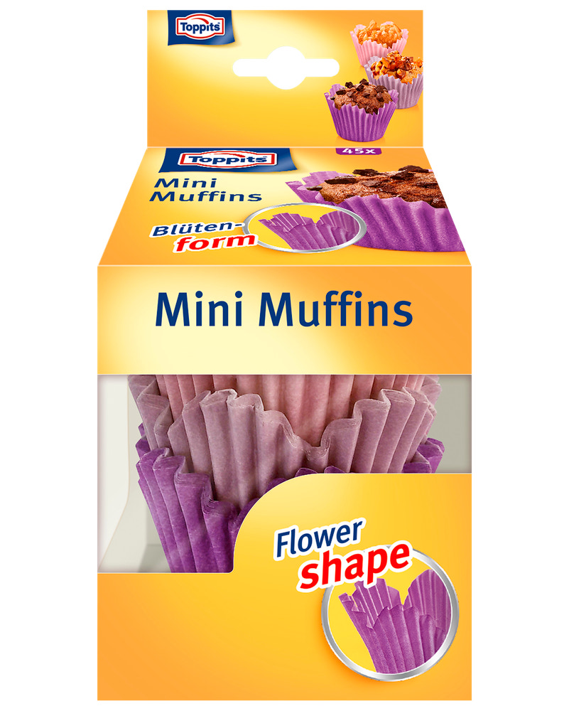 Toppits muffinform mini 45 stk