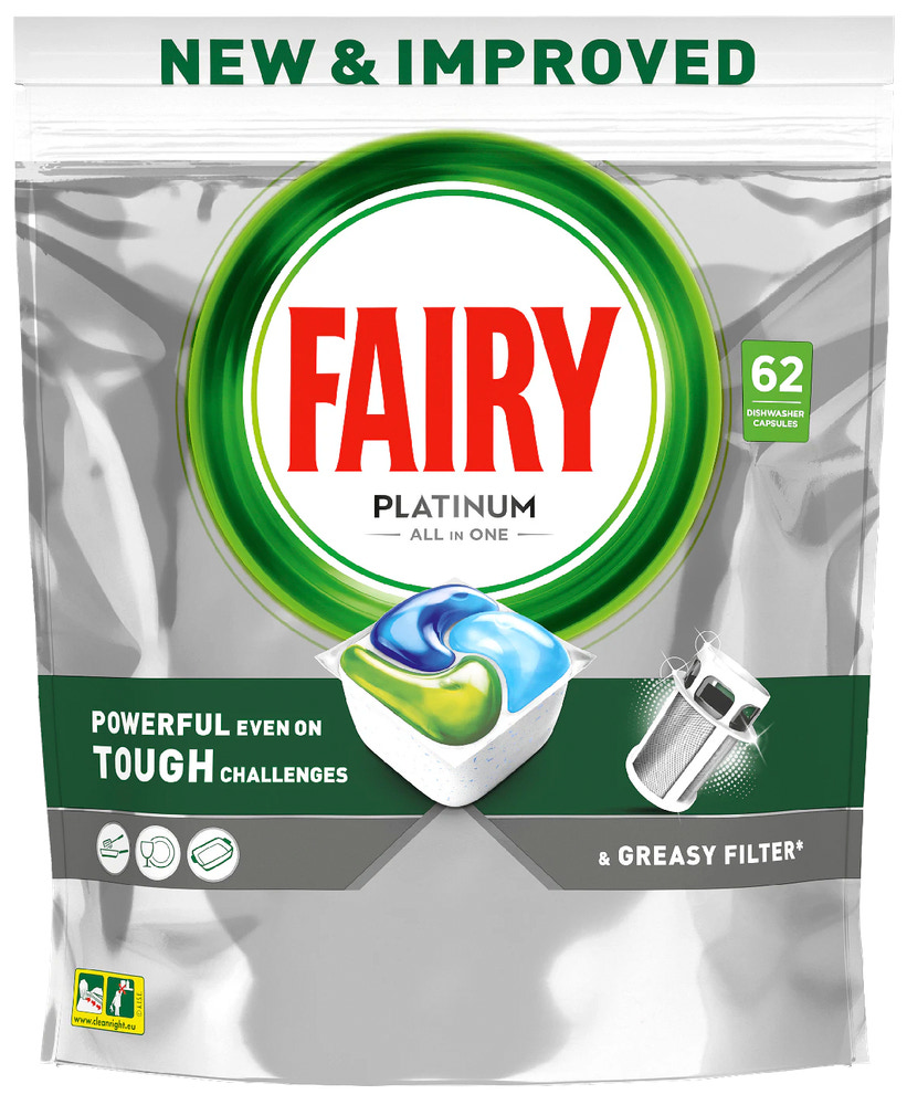 Fairy Opvasketabs 62-pak