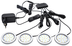 SARTANO LED-SPOTLIGHT 1,2W 4ST