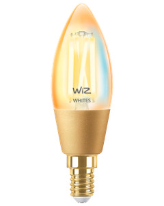 Smart LED-lampa 4,9W E14 C35 Amber