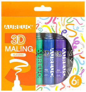 3D-färg klassisk 6x25 ml