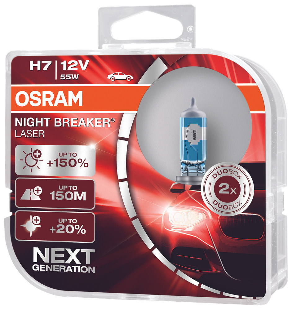 Osram H7 Night Breaker Laser 2-pak