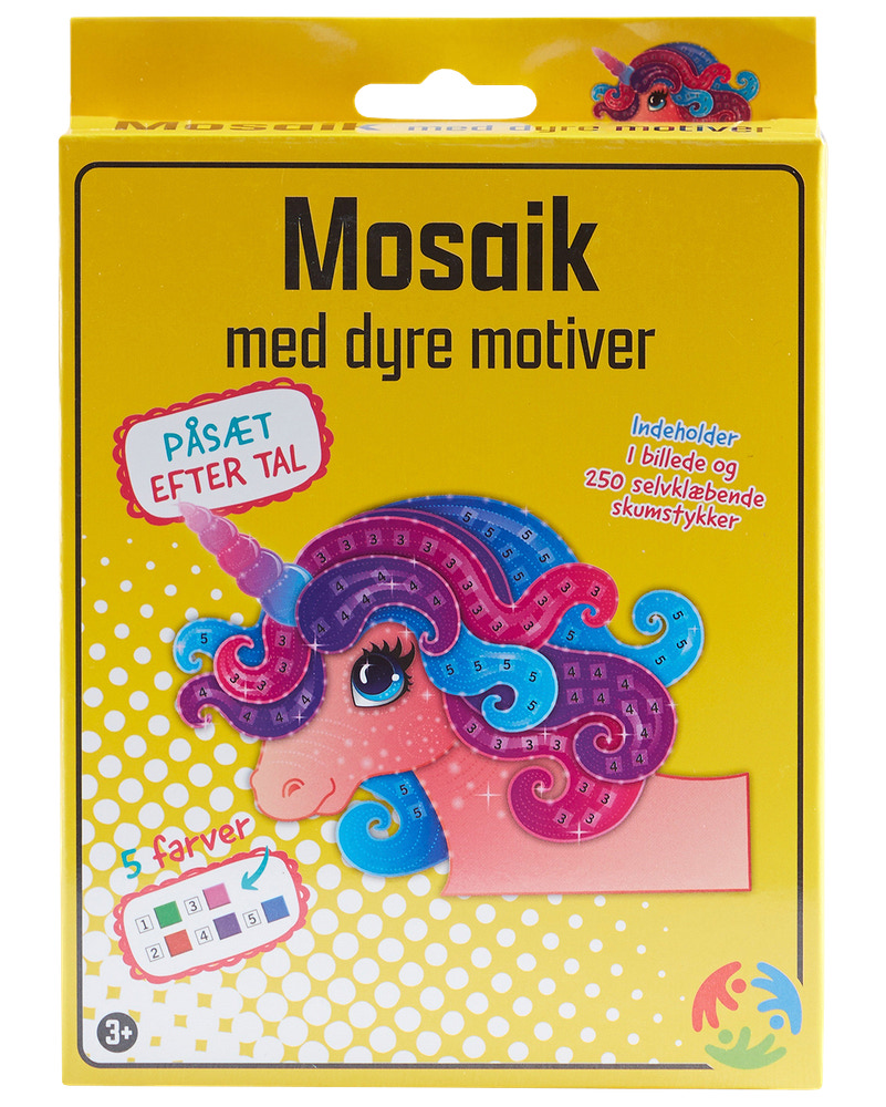 Mosaik med motiv - assorterede motiver