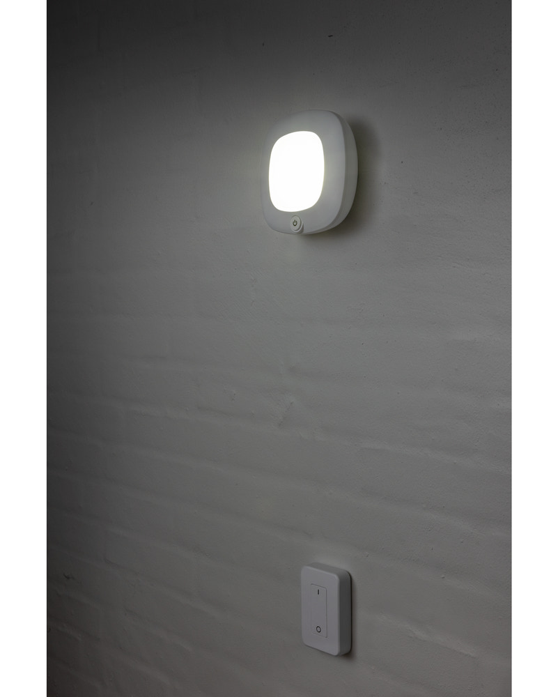 BRIGHT DESIGN COB LED-lampe med fjernbetjening - hvid