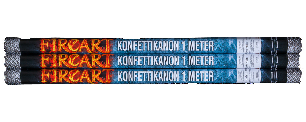 Konfettikanon 100 cm 3 stk.