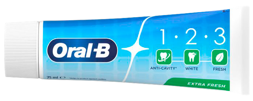 Oral-B tandkräm 1-2-3 75 ml