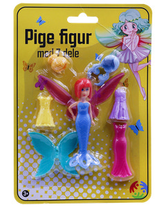 Pigefigur fe 7 dele - assorterede varianter