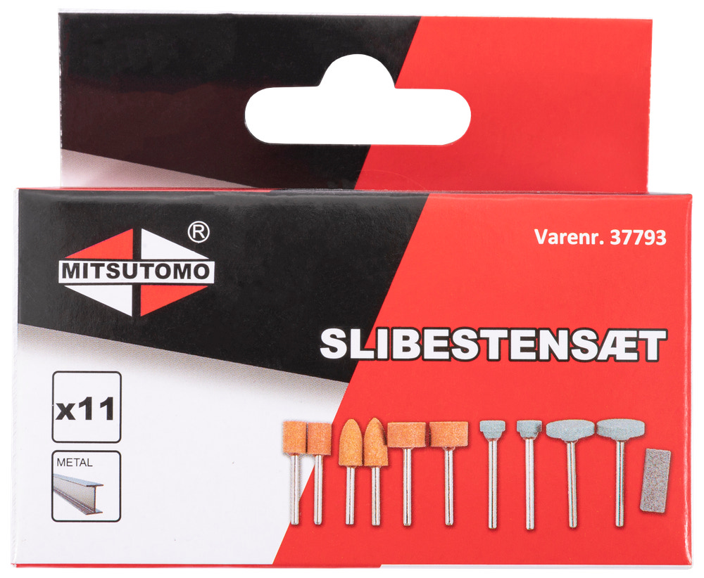 Mitsutomo Slibesten Ø3 mm 11 dele