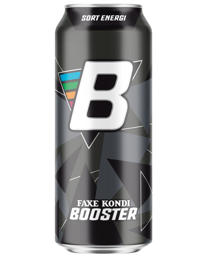 Booster Sort Energi 50 cl