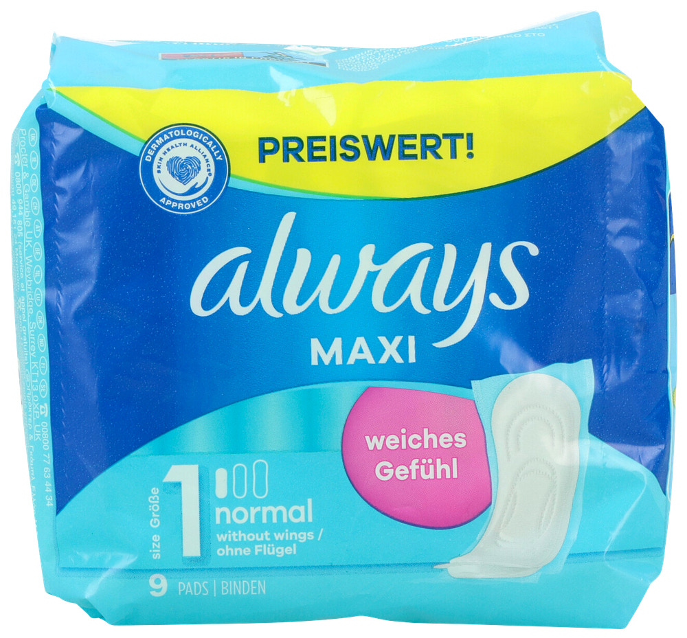 always Bind MAXI 9-pak