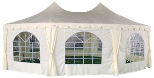 Partytält 5,1x6,8 m pvc