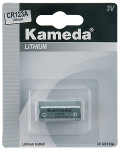 Kameda Lithium batteri - CR123