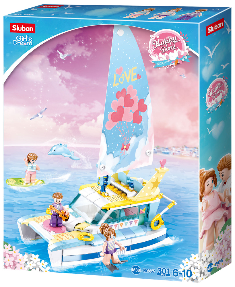 Sluban Girls Dream Yacht M38-B0867 - 301 dele