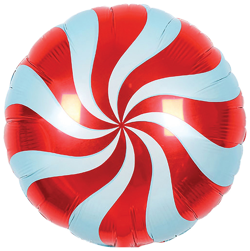 Folieballon 33 cm - Rød bolsje