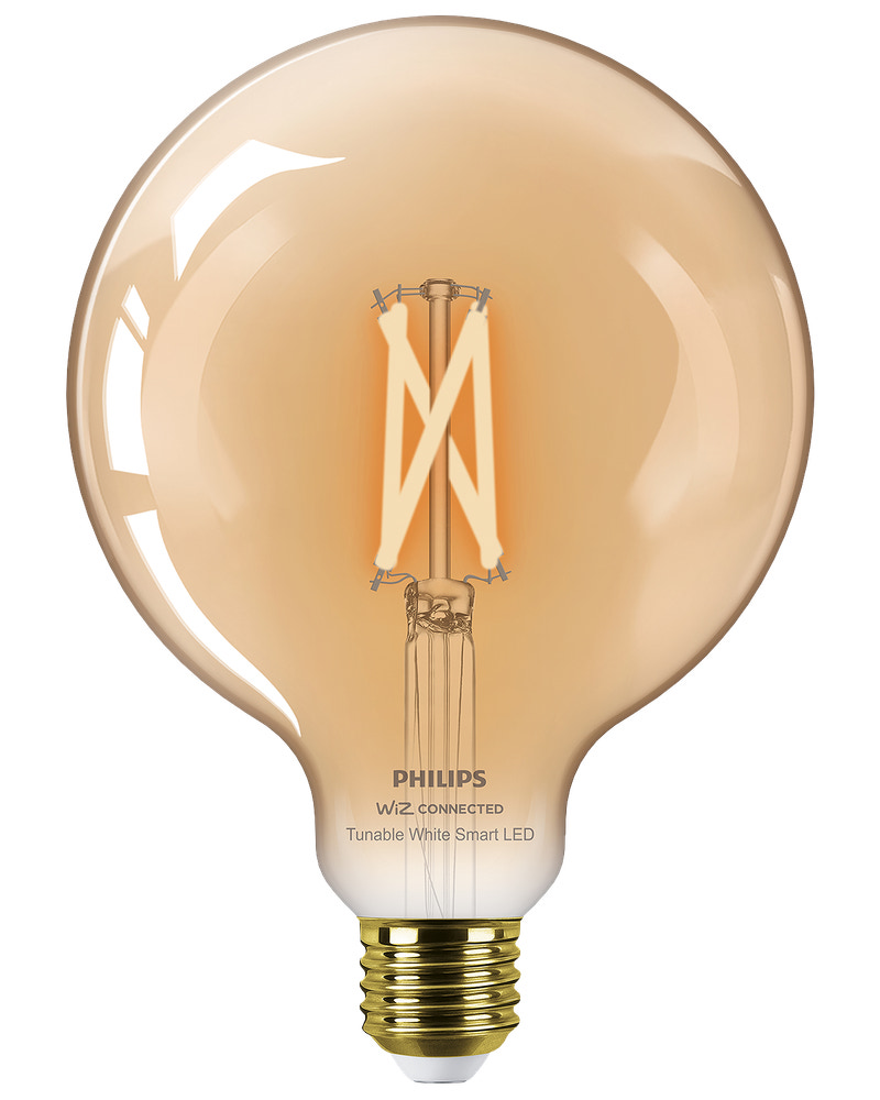 PHILIPS Smart LED-pære 7W E27 G125 - WarmToCool