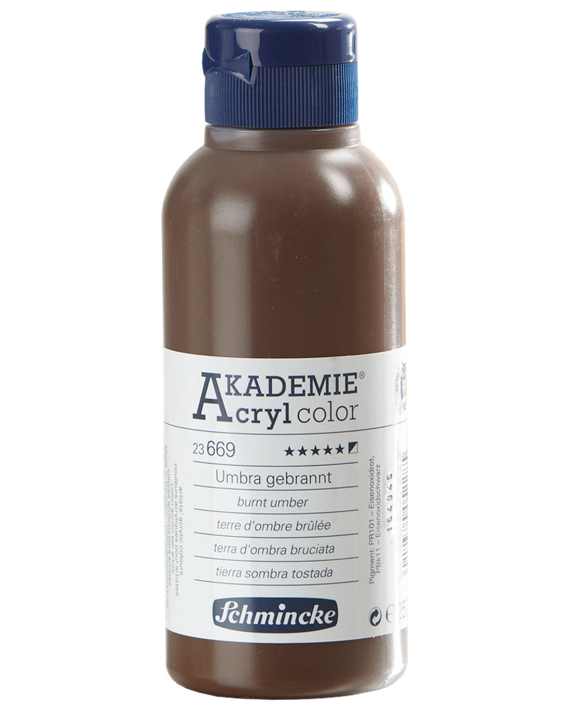 Schmincke Akrylfarve 250 ml Burnt umber