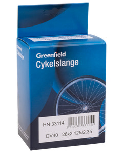 Greenfield Cykelslange DV40 26 x 2,12-2,35