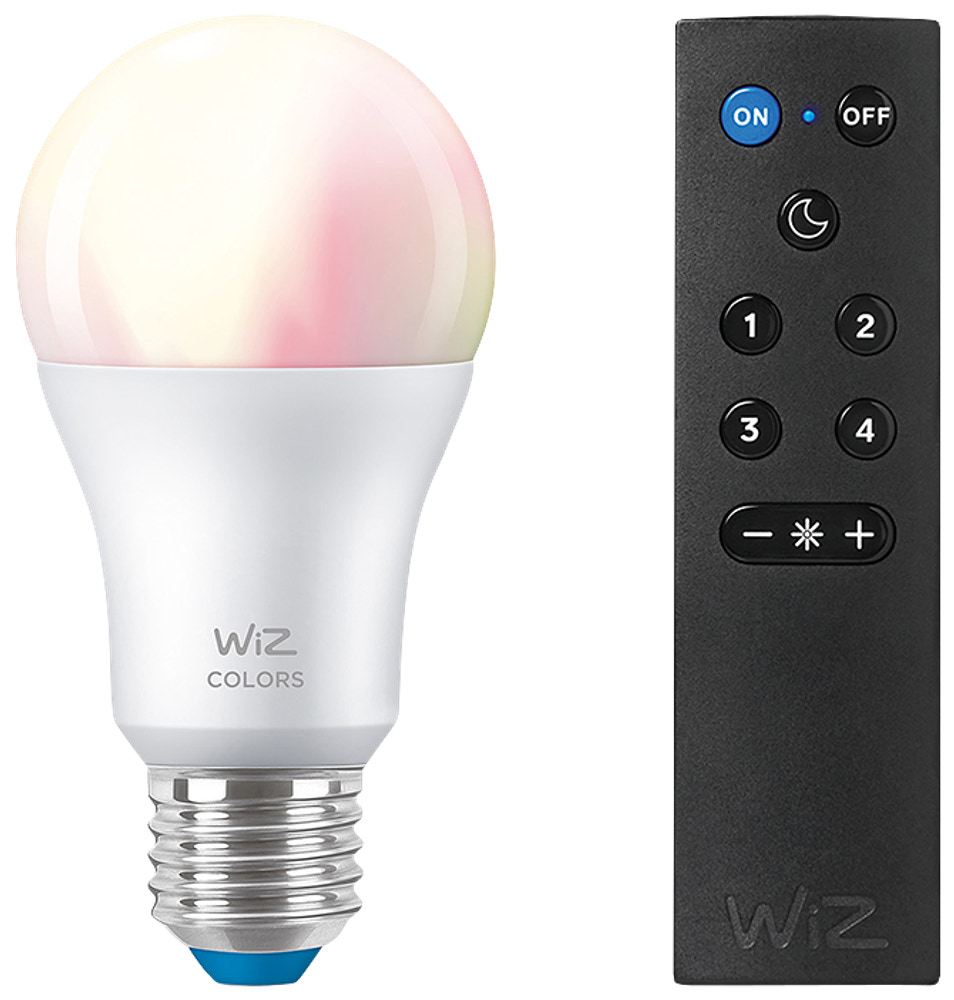 WiZ LED-lampa 8W E27 2-pack A60 + WiZmote