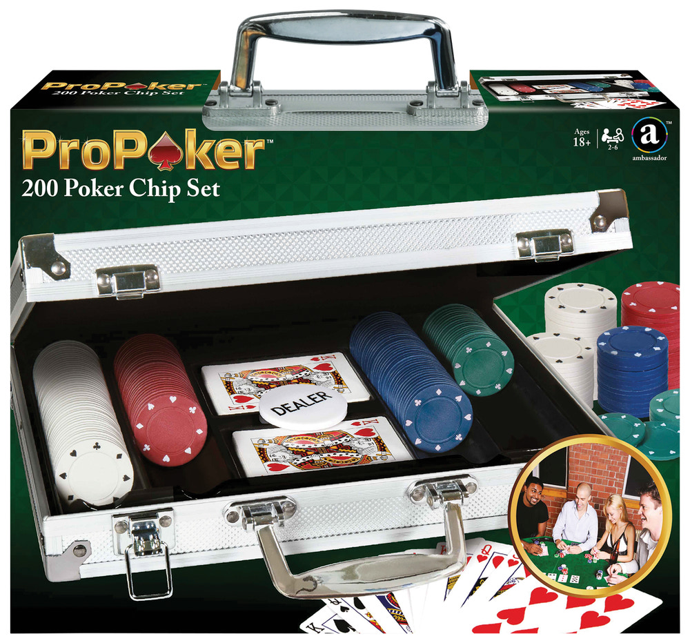 ProPoker - 200 poker chips set